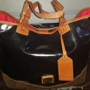DOONEY & BOURKE patent Leather shoulder bag